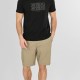 REBASE 261RMSHO-7047 LT MOSS Bερμούδα chino με λάστιχο στη μέση REBASE 261RMSHO-7047 LT MOSS Bερμούδα chino με λάστιχο στη μέση