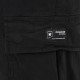 REBASE 261RCCP-4087 BLACK Cargo παντελόνι με λάστιχο στη μέση