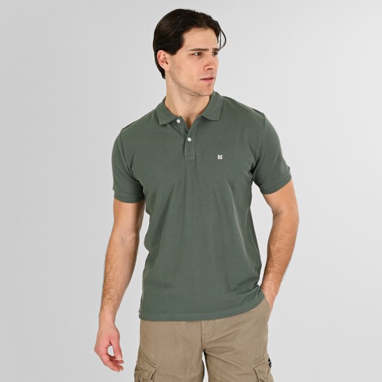 Rebase Ανδρική Μπλούζα Polo 261RPS-3032 AGAVE GREEN 