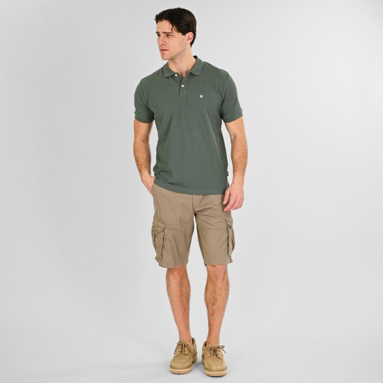Rebase Ανδρική Μπλούζα Polo 261RPS-3032 AGAVE GREEN 