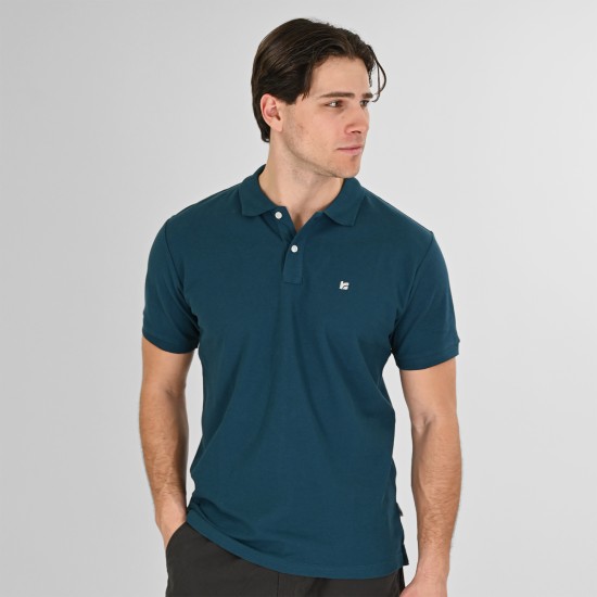 Rebase Ανδρική Μπλούζα Polo 261RPS-3032 EMERALD