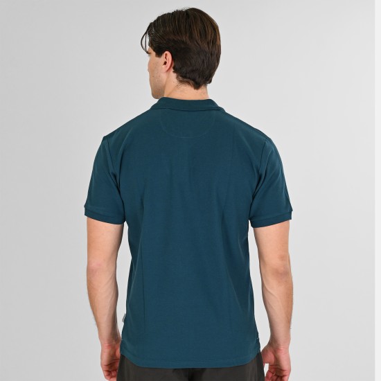 Rebase Ανδρική Μπλούζα Polo 261RPS-3032 EMERALD