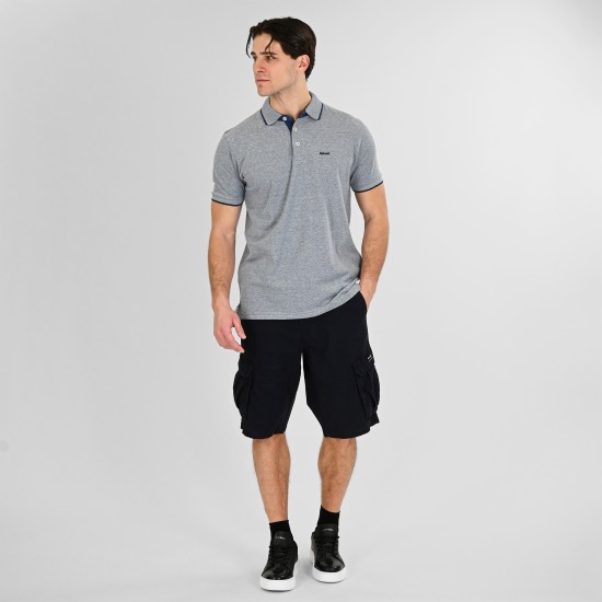 Rebase Ανδρική Μπλούζα Polo 261RPS-3064 RAF MELANGE