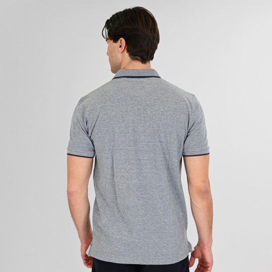 Rebase Ανδρική Μπλούζα Polo 261RPS-3064 RAF MELANGE