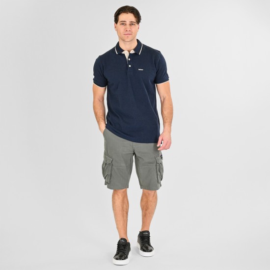 Rebase Ανδρική Μπλούζα Polo 261RPS-3064 INDIGO 