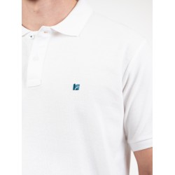 Rebase Ανδρική Μπλούζα Polo 261RPS-3032 WHITE