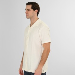 REBASE 261RGS-5180 OFF WHITE Πουκάμισο με Byron γιακά (Waffle Fabric) REBASE 261RGS-5180 OFF WHITE Πουκάμισο με Byron γιακά (Waffle Fabric)