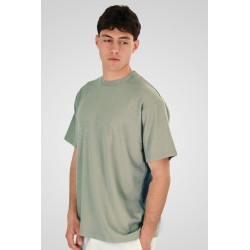 REBASE 261RTS-9118 SAGE GREEN T-shirt (Waffle Fabric) 