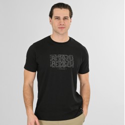 REBASE 261RTS-9086 BLACK T-SHIRT