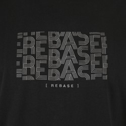 REBASE 261RTS-9086 BLACK T-SHIRT