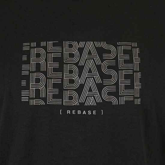 REBASE 261RTS-9086 BLACK T-SHIRT