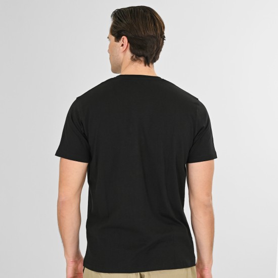 REBASE 261RTS-9086 BLACK T-SHIRT