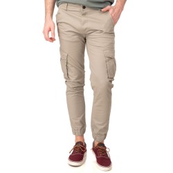 Ανδρικό παντελόνι cargo REBASE 241-RCCP-401 SMOKE