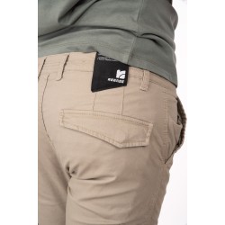 Ανδρικό παντελόνι cargo REBASE 241-RCCP-401 SMOKE