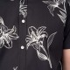 Πουκάμισο φλοράλ κοντομάνικο REBASE 241-RGS-571 BLACK