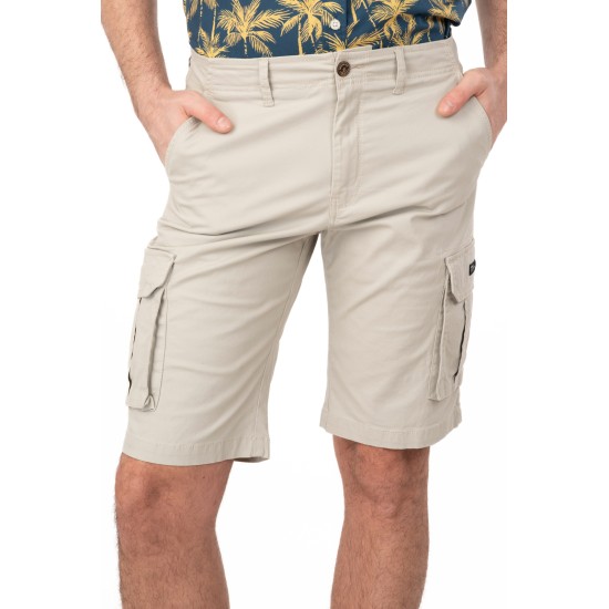 Ανδρική βερμούδα cargo REBASE 241-RMSHO-707 LT GREY
