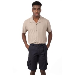 Ανδρική βερμούδα cargo REBASE 251RMSHO-7011 NAVY