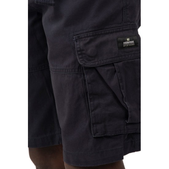 Ανδρική βερμούδα cargo REBASE 251RMSHO-7011 NAVY