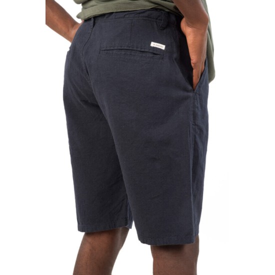 Λινή  Βερμούδα REBASE 241-RMSHO-713 NAVY