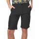 Ανδρική βερμούδα cargo REBASE 241-RMSHO-707 BLACK