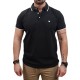 Rebase Ανδρική Μπλούζα Polo 241-RPS-302 BLACK
