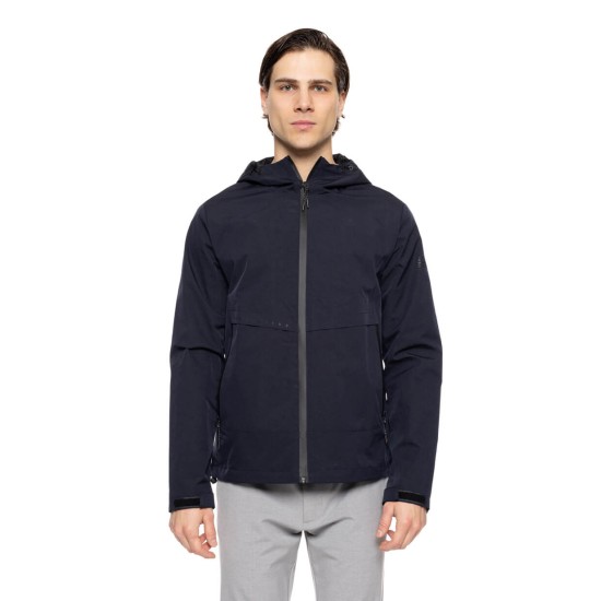 Splendid fashion ανδρικό πανωφόρι με κουκούλα 51-201-044 NAVY