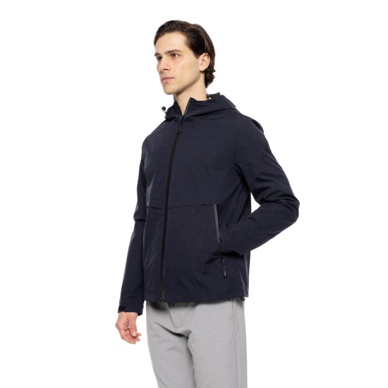 Splendid fashion ανδρικό πανωφόρι με κουκούλα 51-201-044 NAVY