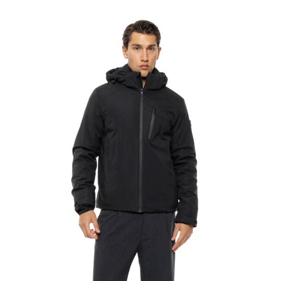 SPLENDID 54-201-072 BLACK Ανδρικό κοντό μπουφάν με κουκούλα 