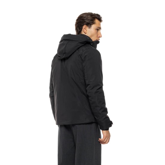 SPLENDID 54-201-072 BLACK Ανδρικό κοντό μπουφάν με κουκούλα 