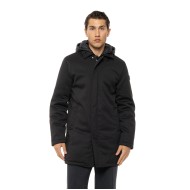 SPLENDID 54-201-070 BLACK Ανδρικό demi πανωφόρι με κουκούλα 