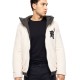 Splendid fashion ανδρικό κοντό μπουφάν με κουκούλα 52-201-077 OFF WHITE