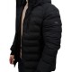 SPLENDID 50-201-095 BLACK ανδρικό κοντό μπουφάν με αποσπώμενη κουκούλα 