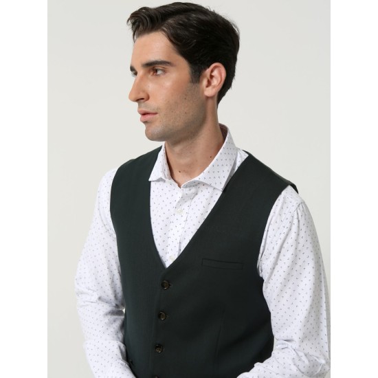 Ανδρικό Υφασμάτινο Γιλέκο FINN 9473 GREEN