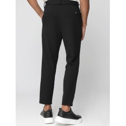 TRESOR 4162 BLACK Παντελόνι Με Λάστιχο Στην Μέση JERSEY