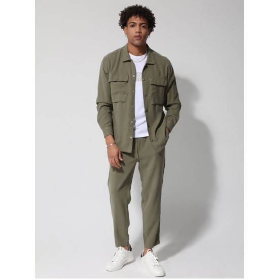 TRESOR 2153 KHAKI Πουκάμισο με κουμπιά "UGO" TRESOR 2153 KHAKI Πουκάμισο με κουμπιά "UGO"