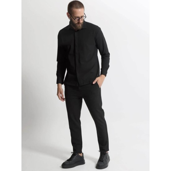 TRESOR Ανδρικό Over Πουκάμισο JORDAN 2705 BLACK