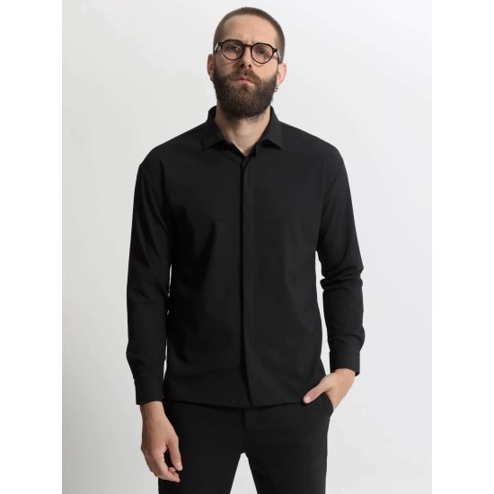 TRESOR Ανδρικό Over Πουκάμισο JORDAN 2705 BLACK