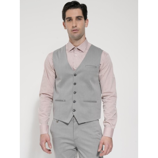 Ανδρικό Στιλάτο Γιλέκο 9483 GREY