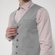 Ανδρικό Στιλάτο Γιλέκο 9483 GREY