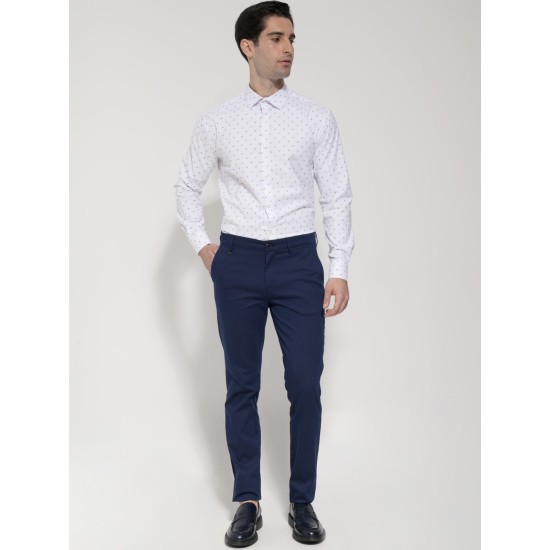 Ανδρικό παντελόνι κοστουμιού TRESOR 4483 BLUE