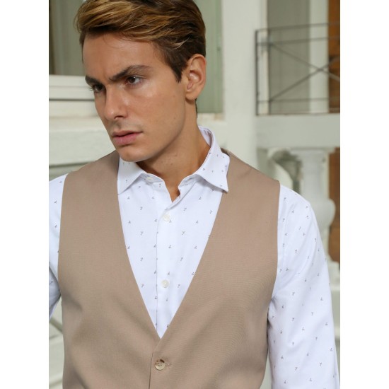 TRESOR 9423 CAMEL Γιλέκο 