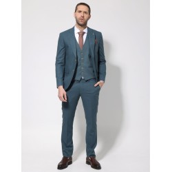 TRESOR 2042 Ανδρικό Κοστούμι Με Γιλέκο MORENO Πράσινο 