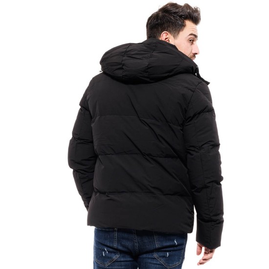 BISTON 46-201-057 BLACK Ανδρικό μπουφάν demi