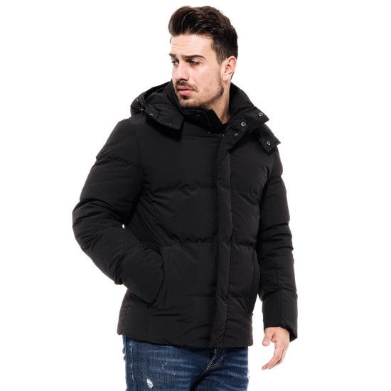 BISTON 46-201-057 BLACK Ανδρικό μπουφάν demi