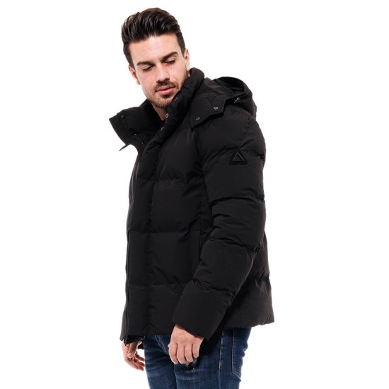 BISTON 46-201-057 BLACK Ανδρικό μπουφάν demi